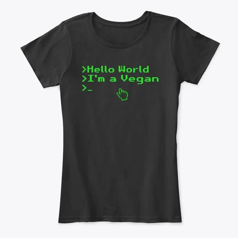 Hello World, I'm A Vegan